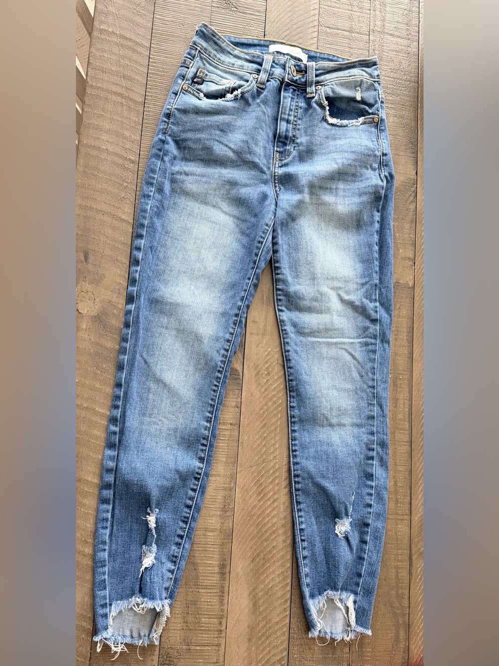 KanCan Light Blue Distressed Skinny Jeans